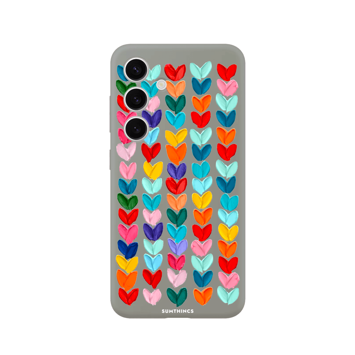 Samsung A14 Lovestorm Premium Telefon Kılıfı Gri - SUMTHINCS