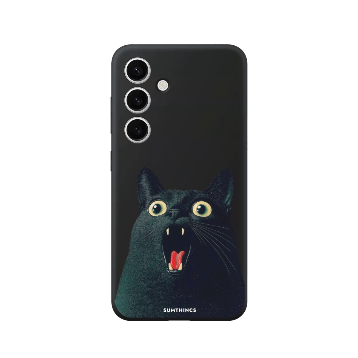 Samsung A14 Meoww Premium Telefon Kılıfı Siyah - SUMTHINCS