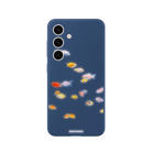 Samsung A14 Neon Fish Premium Telefon Kılıfı Pasifik Mavi - SUMTHINCS