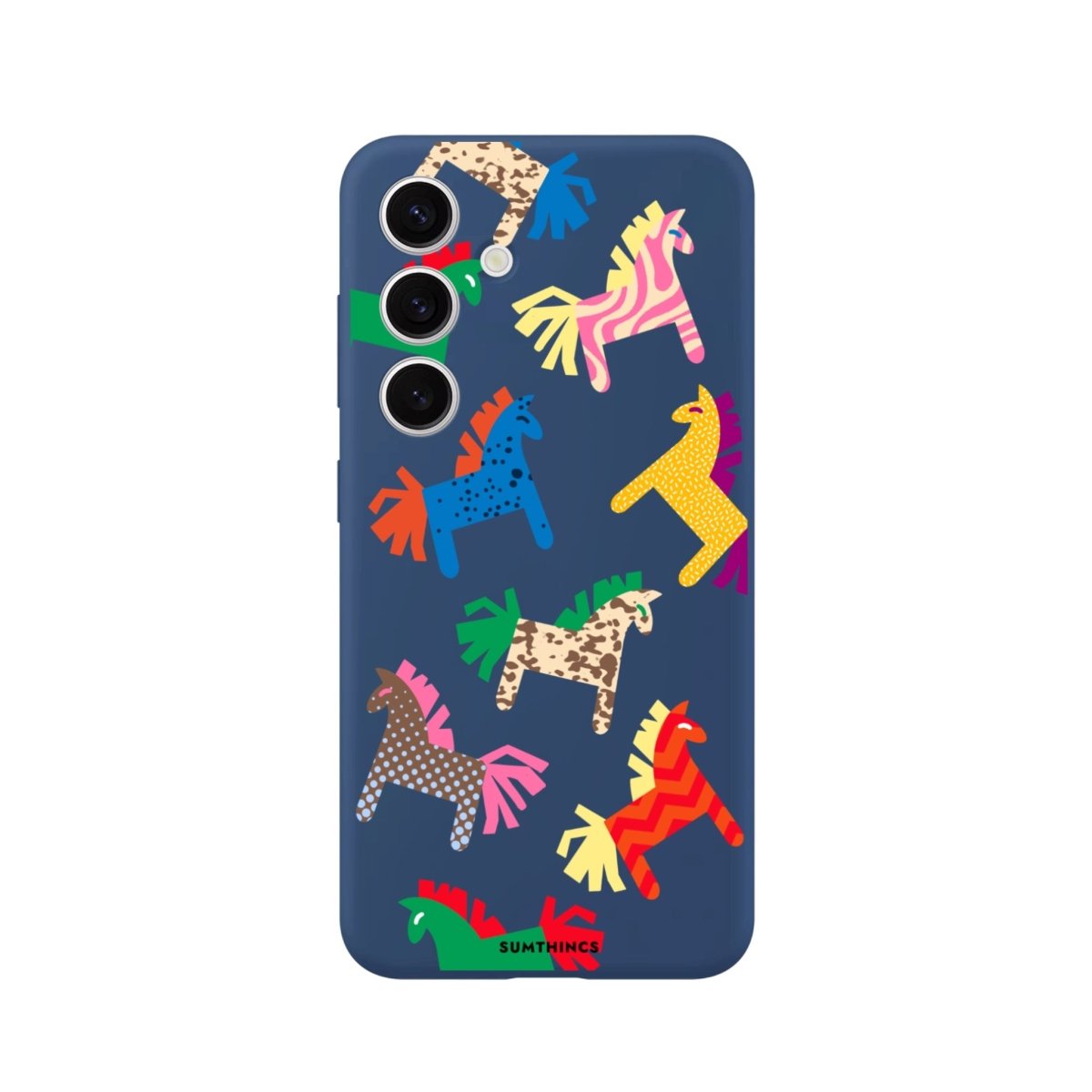 Samsung A14 Ponies Premium Telefon Kılıfı Pasifik Mavi - SUMTHINCS