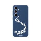 Samsung A14 Starry Bunnies Premium Telefon Kılıfı Pasifik Mavi - SUMTHINCS