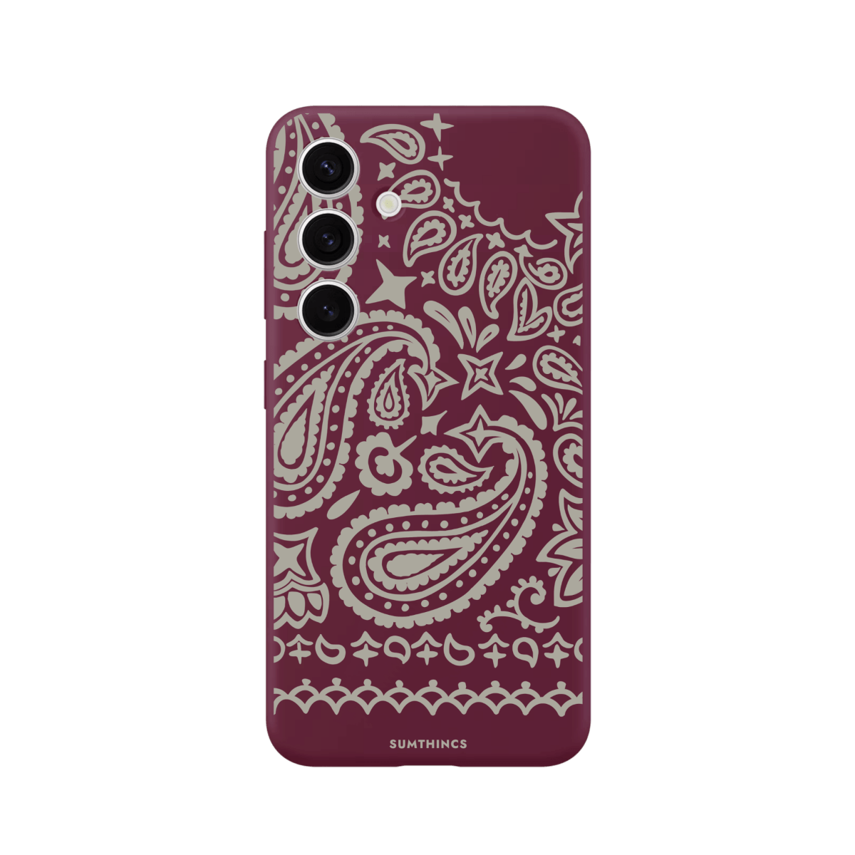 Samsung A14 Urban Bandana Premium Telefon Kılıfı Bordo - SUMTHINCS