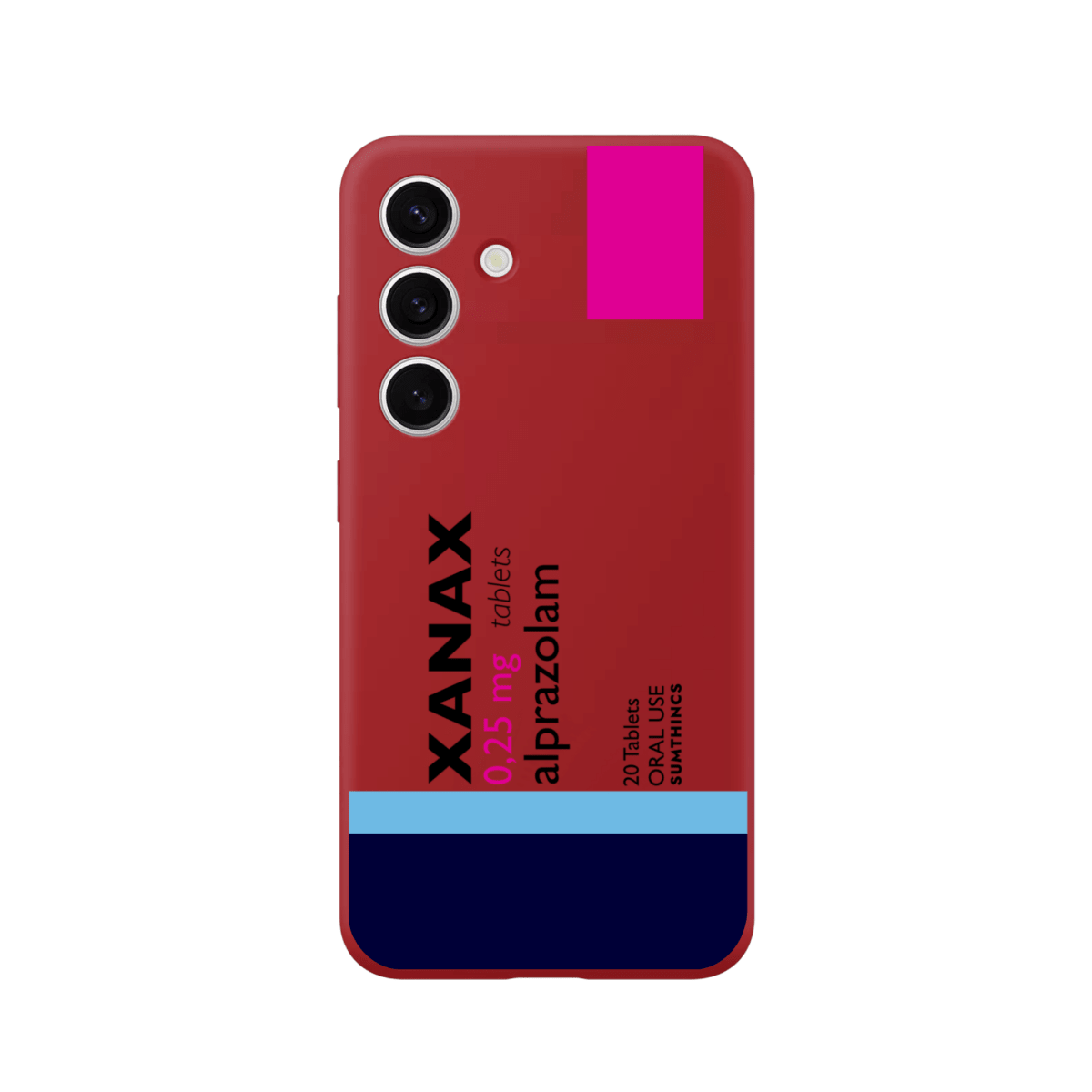 Samsung A14 Xanax Premium Telefon Kılıfı Kırmızı - Sumthincs