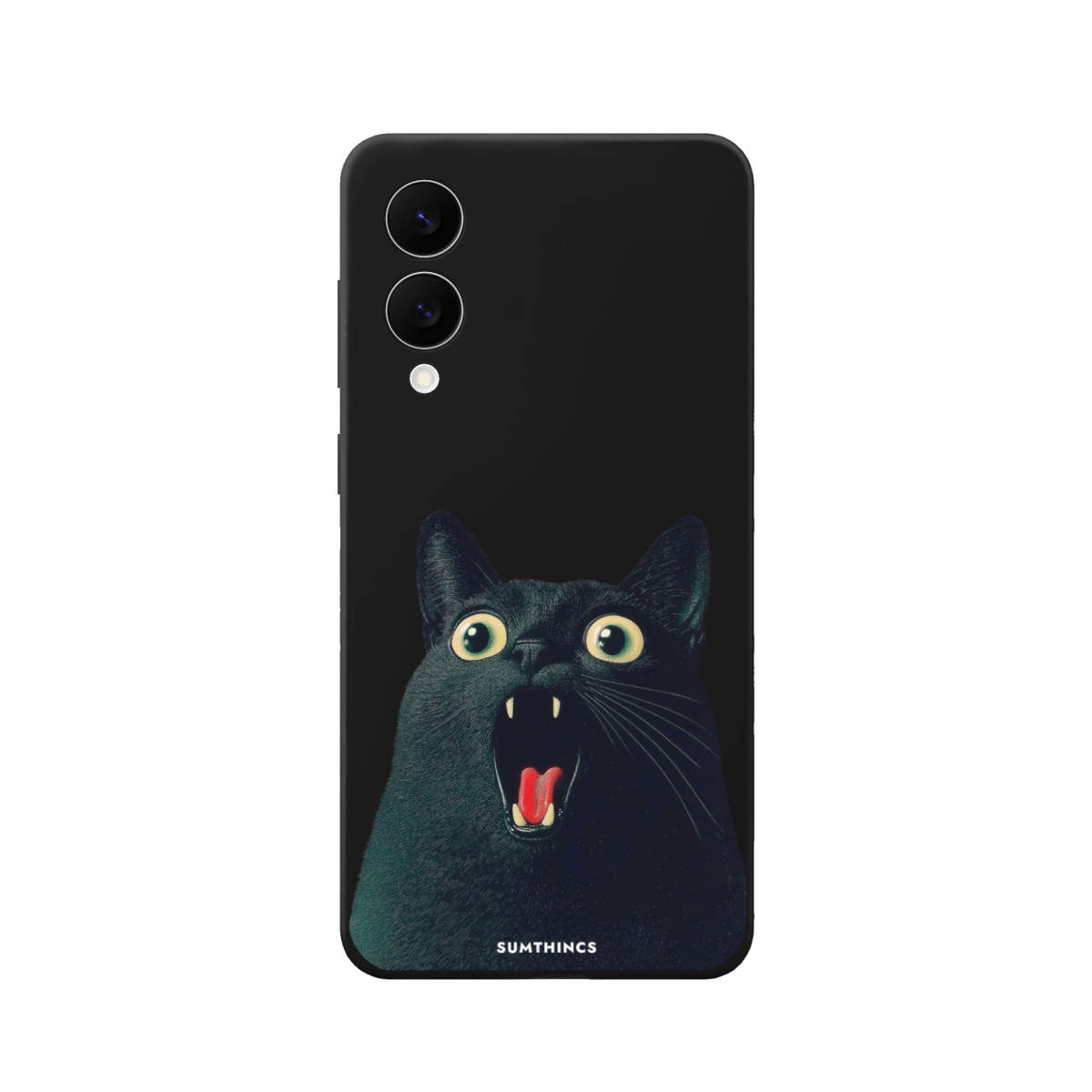 Samsung A15 Meoww Premium Telefon Kılıfı Siyah - SUMTHINCS