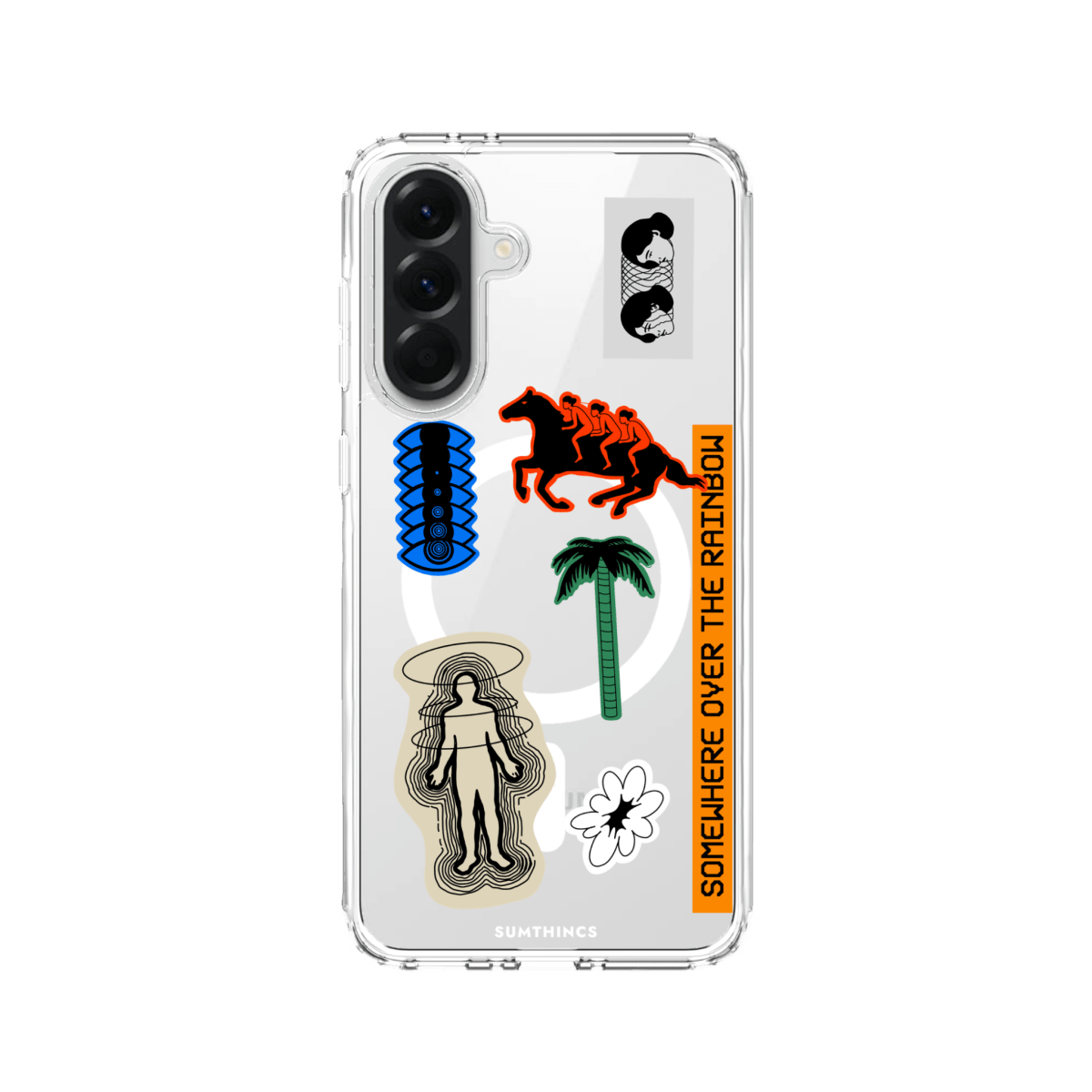 Samsung A16 Somewhere Clear Magsafe Şeffaf Telefon Kılıfı - SUMTHINCS