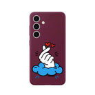 Samsung A54 Crush Premium Telefon Kılıfı Bordo - SUMTHINCS