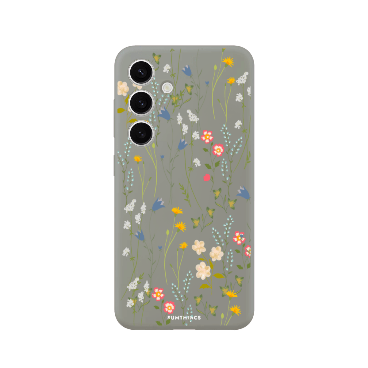 Samsung A56 Eternal Garden Premium Telefon Kılıfı Gri - SUMTHINCS