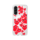 Samsung A36 Hearts Clear Magsafe Şeffaf Telefon Kılıfı - SUMTHINCS