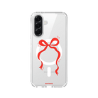 Samsung A56 Red Bow Clear Magsafe Telefon Kılıfı - SUMTHINCS
