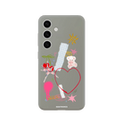 Samsung A56 Sweet Chaos Premium Telefon Kılıfı Gri - SUMTHINCS