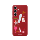 Samsung A56 Sweet Chaos Premium Telefon Kılıfı Kırmızı - SUMTHINCS