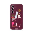 Samsung A56 Sweet Chaos Premium Telefon Kılıfı Bordo - SUMTHINCS