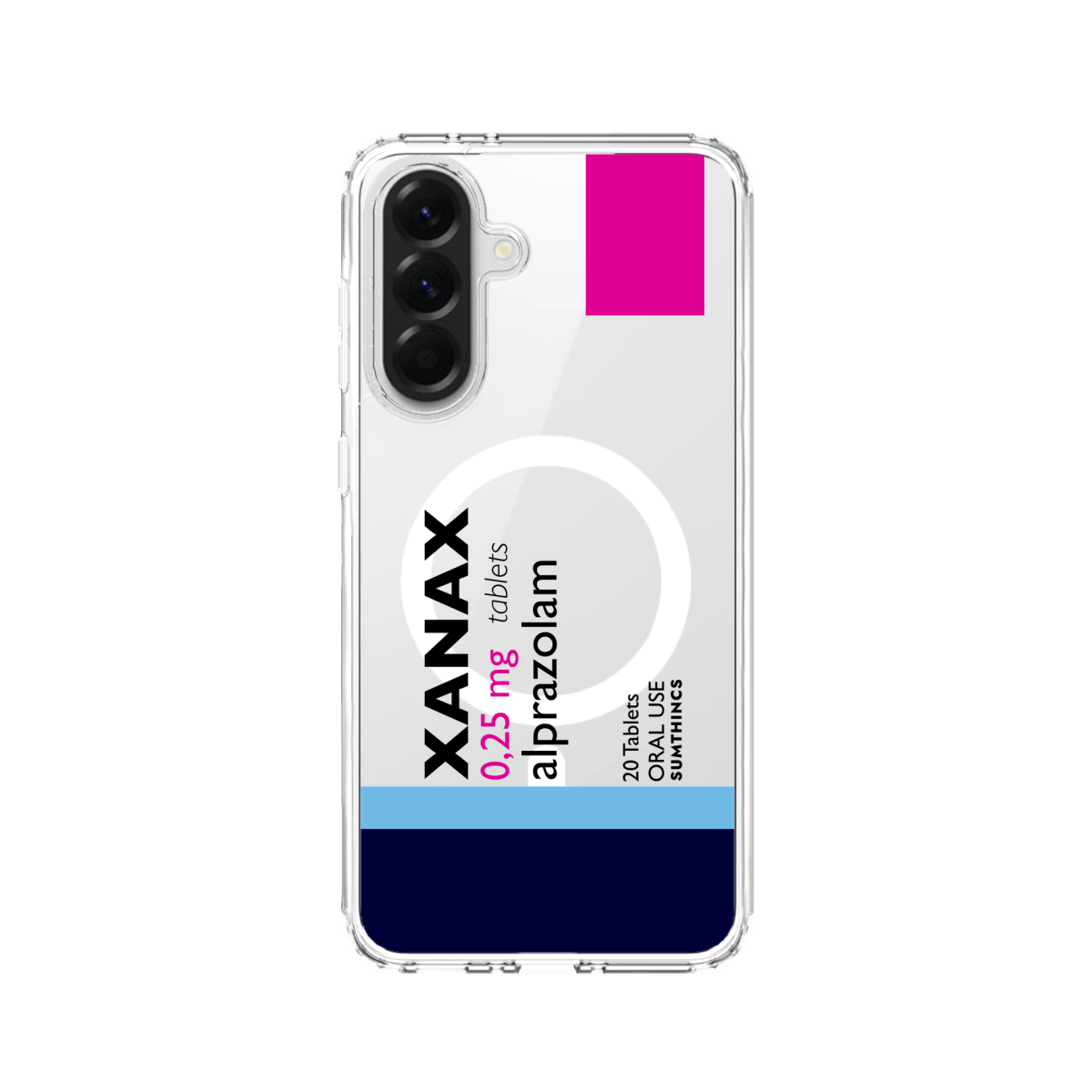 Samsung A56 Xanax Clear Magsafe Telefon Kılıfı - Sumthincs