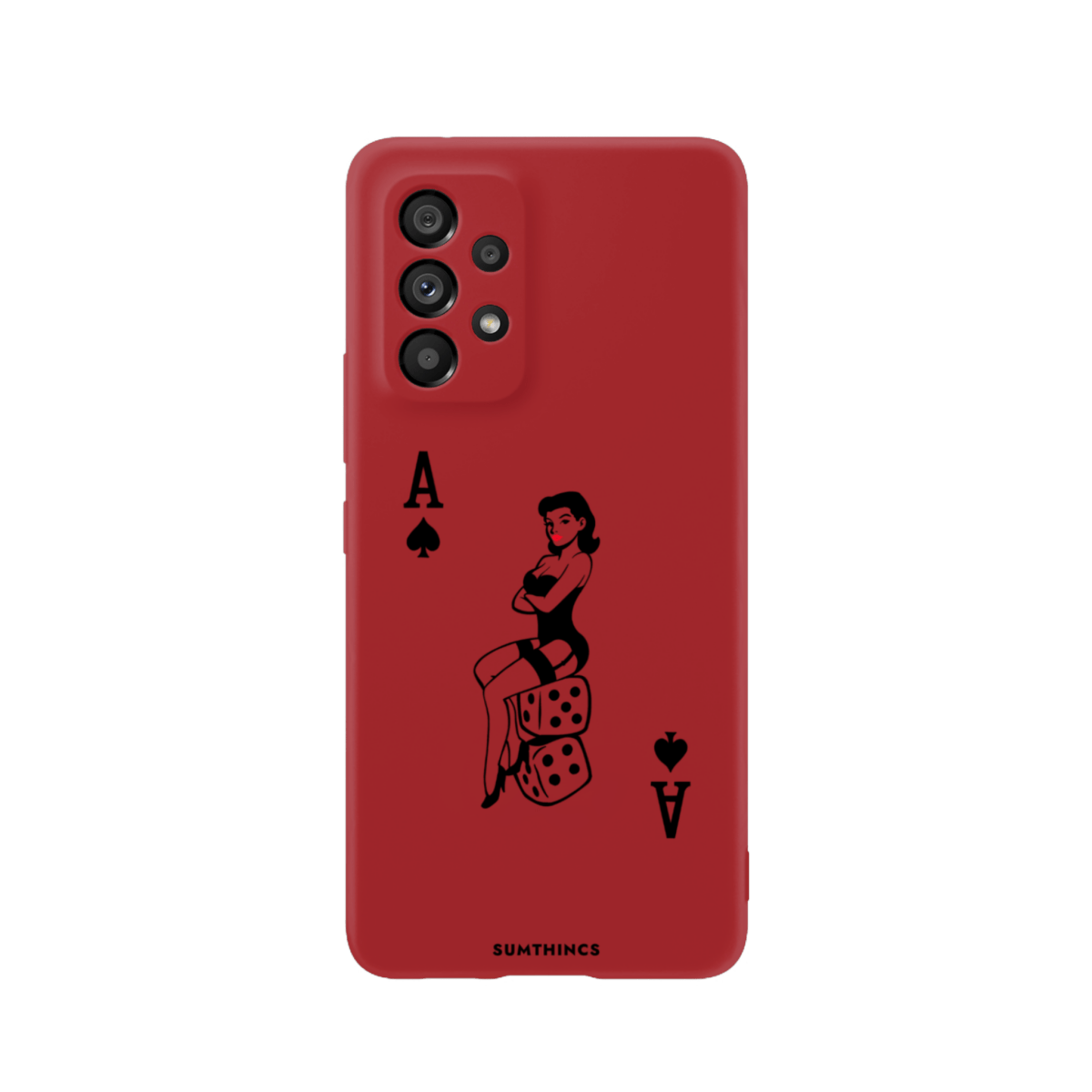 Samsung A73 Ace Queen Premium Telefon Kılıfı Kırmızı - SUMTHINCS