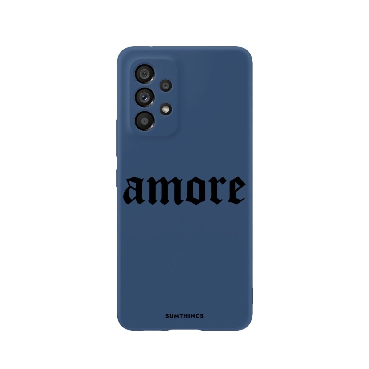 Samsung A73 Amore Premium Telefon Kılıfı Pasifik Mavi - SUMTHINCS