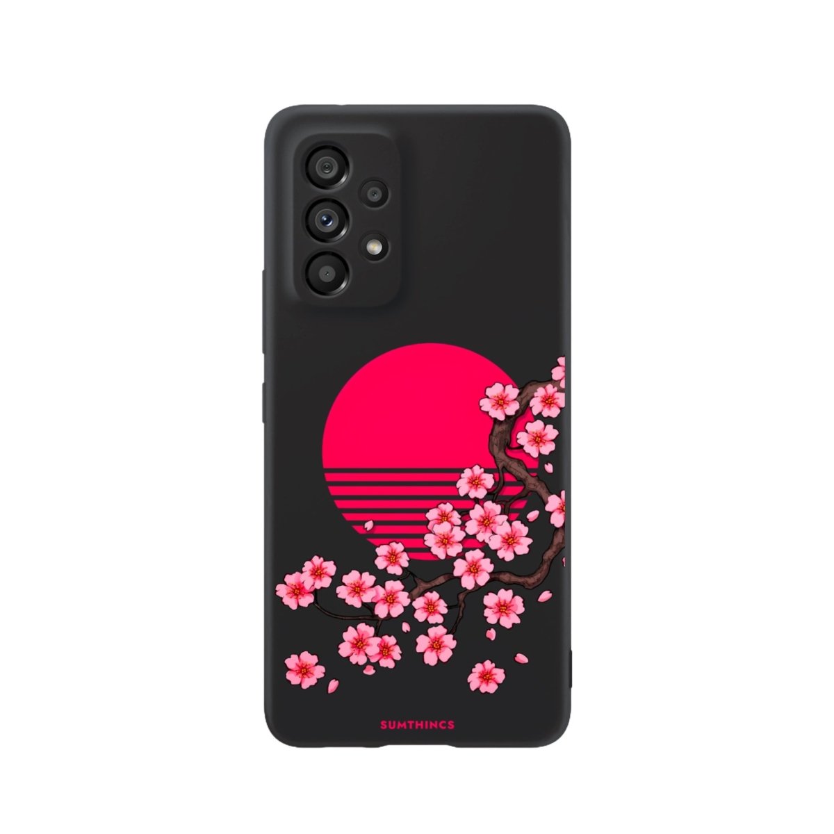 Samsung A73 Cherry Blossom Dawn Premium Telefon Kılıfı - SUMTHINCS