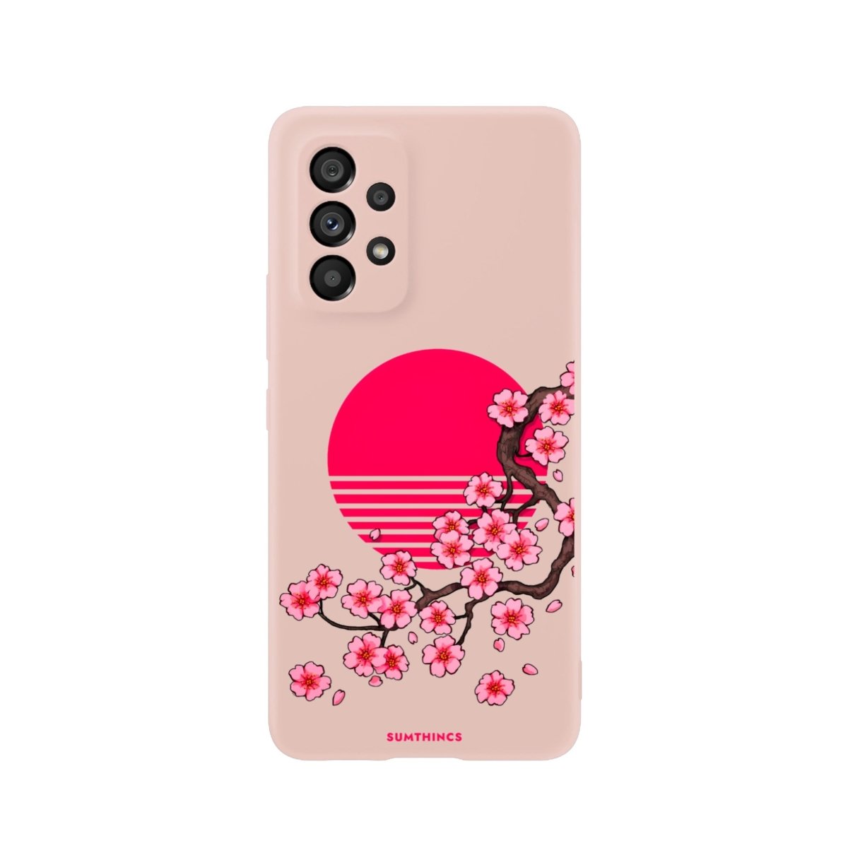 Samsung A73 Cherry Blossom Dawn Premium Telefon Kılıfı - SUMTHINCS