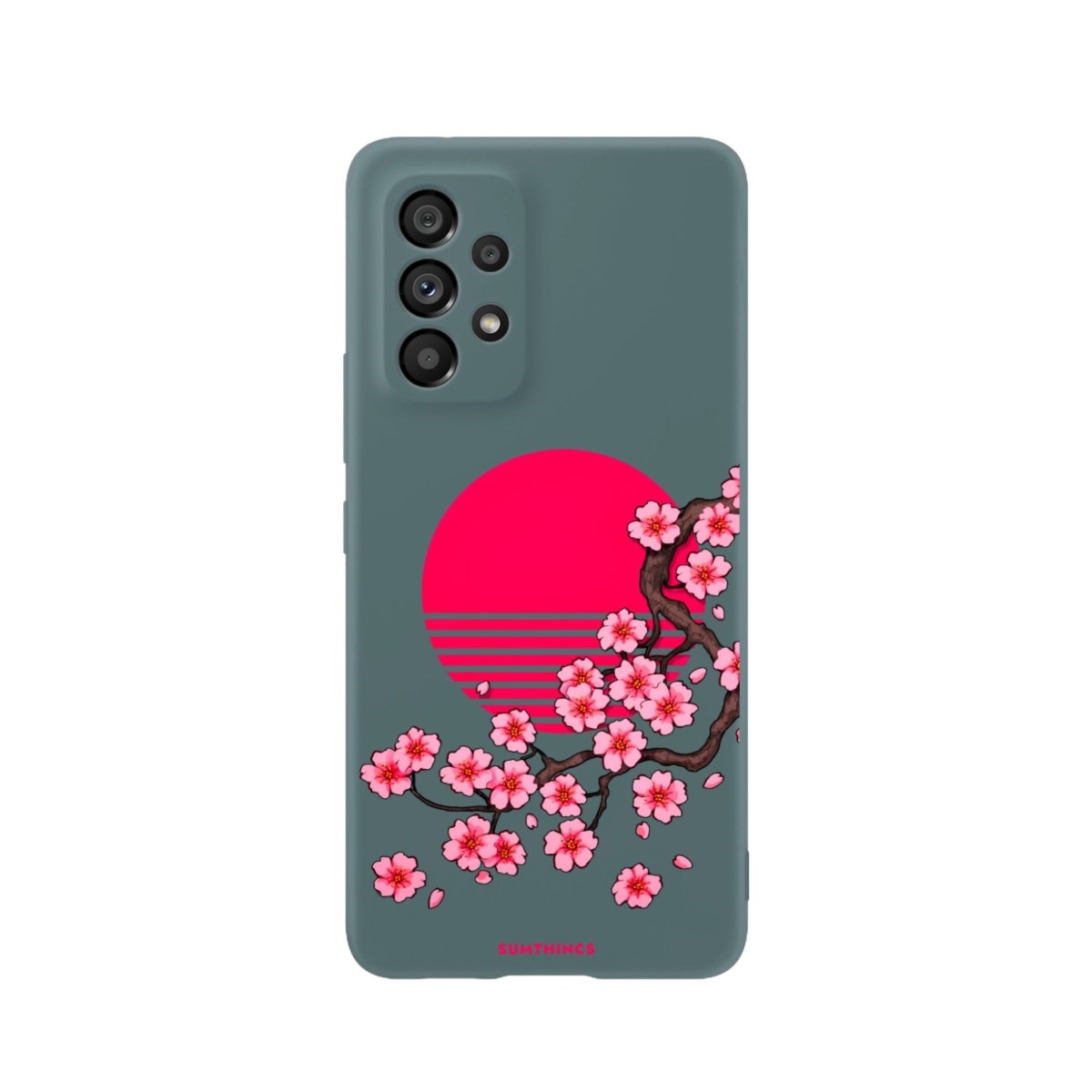 Samsung A73 Cherry Blossom Dawn Premium Telefon Kılıfı - SUMTHINCS