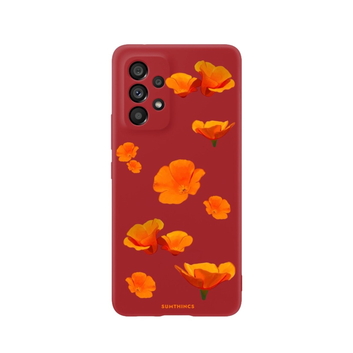 Samsung A73 Poppies Premium Telefon Kılıfı - SUMTHINCS