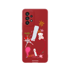 Samsung A73 Sweet Chaos Premium Telefon Kılıfı Kırmızı - SUMTHINCS