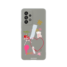 Samsung A73 Sweet Chaos Premium Telefon Kılıfı Gri - SUMTHINCS