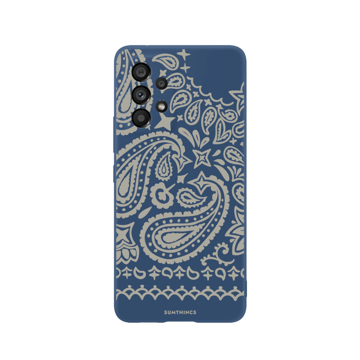 Samsung A73 Urban Bandana Premium Telefon Kılıfı Pasifik Mavi - SUMTHINCS