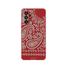 Samsung A73 Urban Bandana Premium Telefon Kılıfı Kırmızı - SUMTHINCS