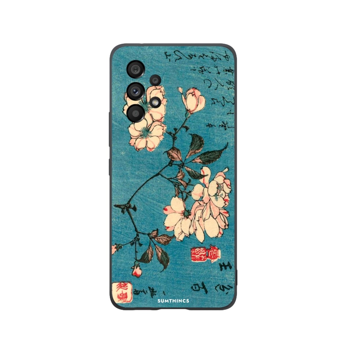 Samsung A73 Vintage Sakura Premium Telefon Kılıfı - SUMTHINCS