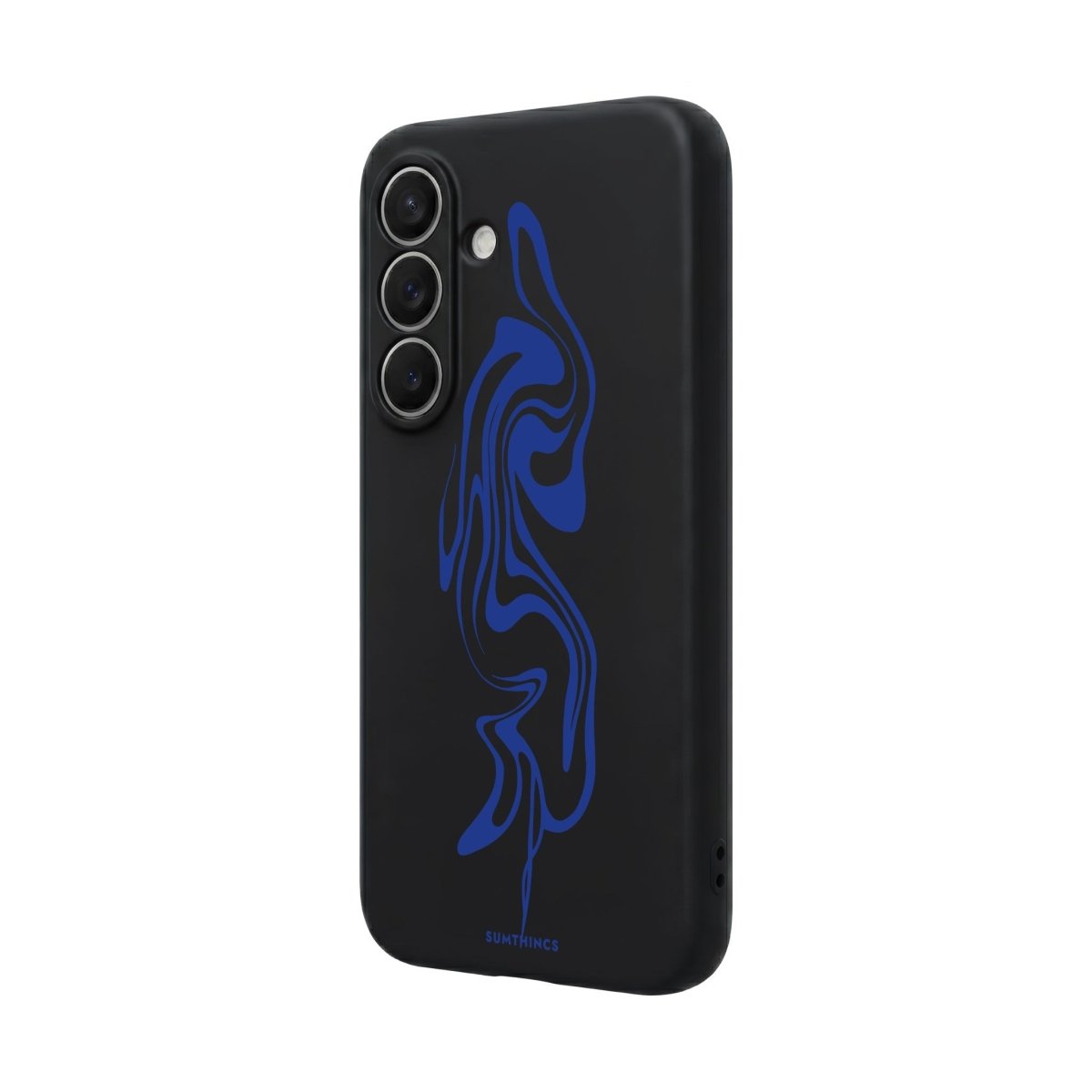 Samsung Abstract Ink Premium Telefon Kılıfı Gri - Sumthincs