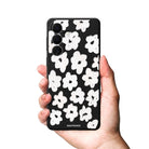 Samsung Blossoms Premium Telefon Kılıfı Gri - Sumthincs