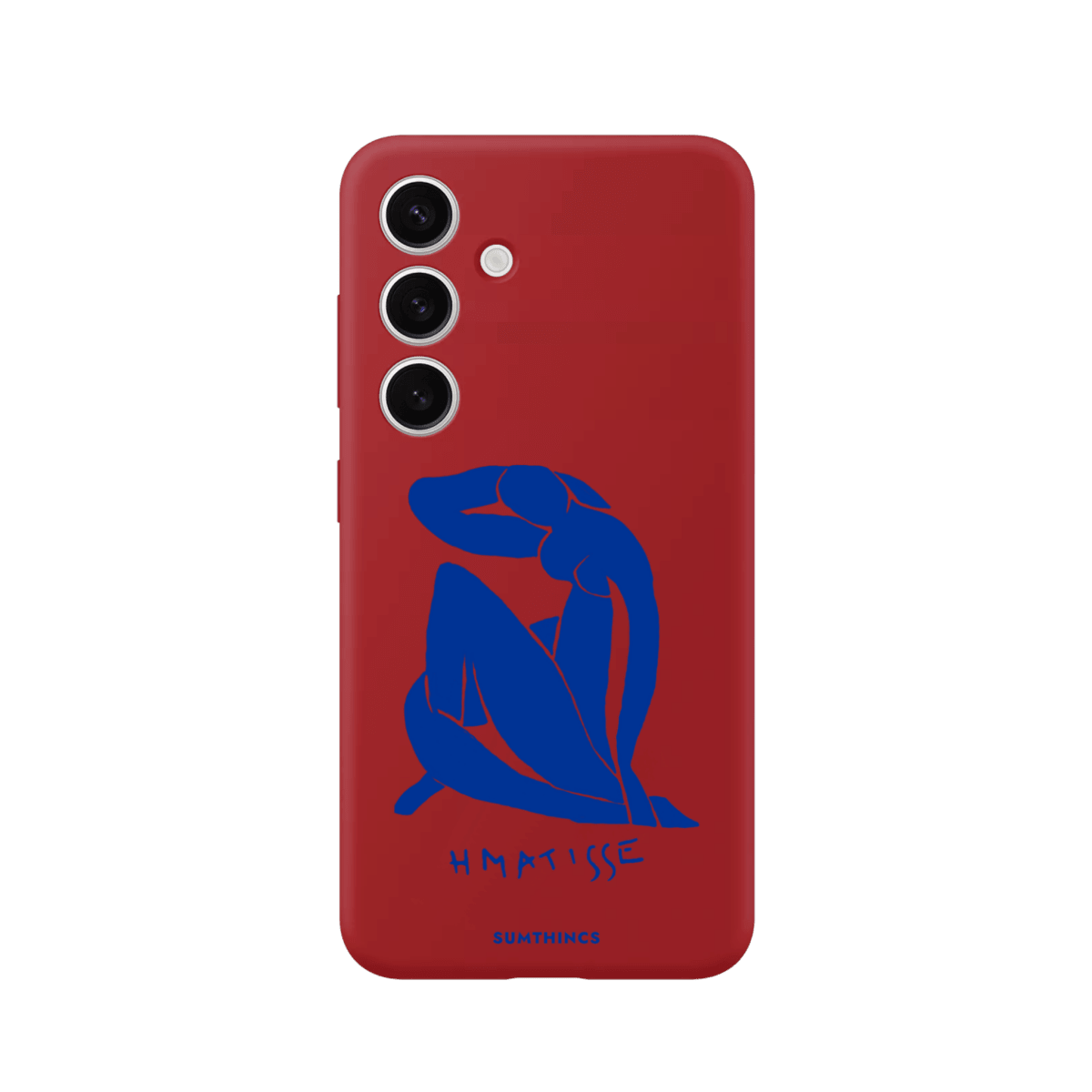 Samsung Blue Woman Premium Telefon Kılıfı Kırmızı - Sumthincs