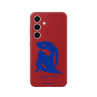 Samsung Blue Woman Premium Telefon Kılıfı Kırmızı - Sumthincs