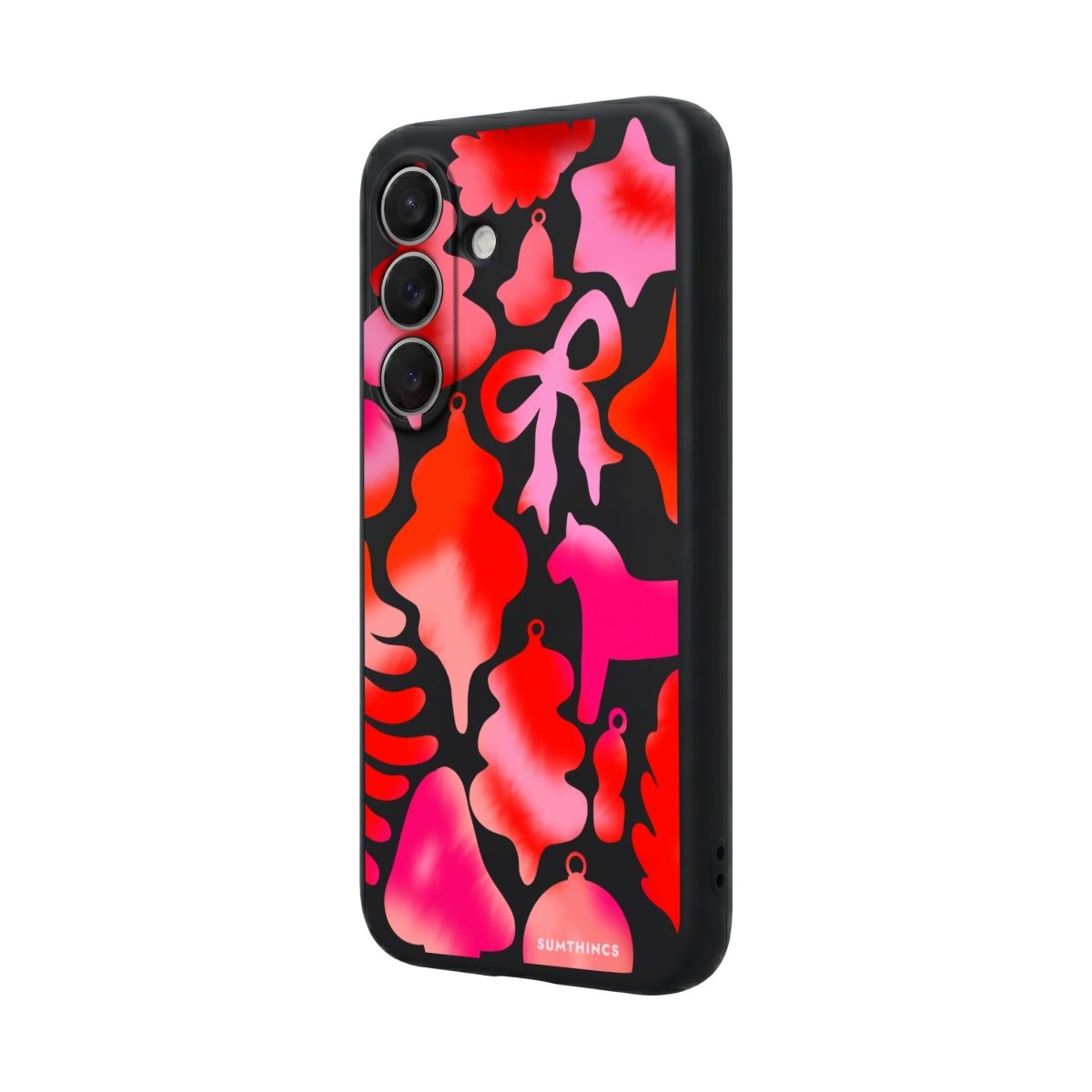 Samsung Blush Bells Premium Telefon Kılıfı Gri - Sumthincs