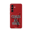 Samsung Chaos Premium Telefon Kılıfı Kırmızı - Sumthincs