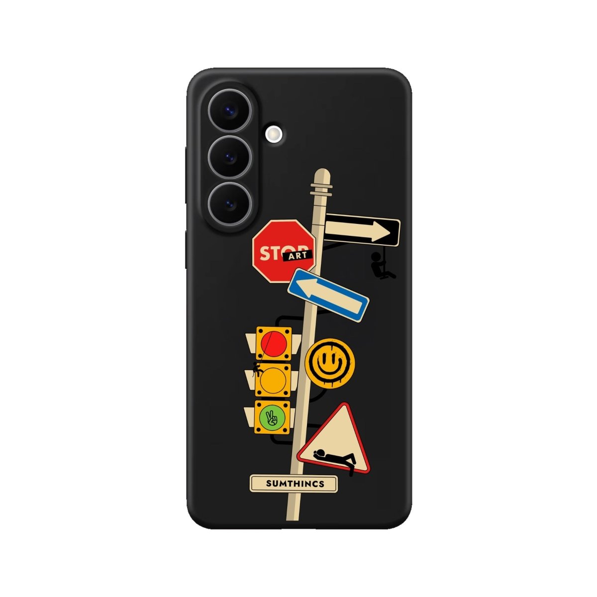 Samsung Crossroad Premium Telefon Kılıfı Siyah - Sumthincs