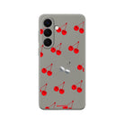 Samsung Disco Cherry Premium Telefon Kılıfı Gri - Sumthincs