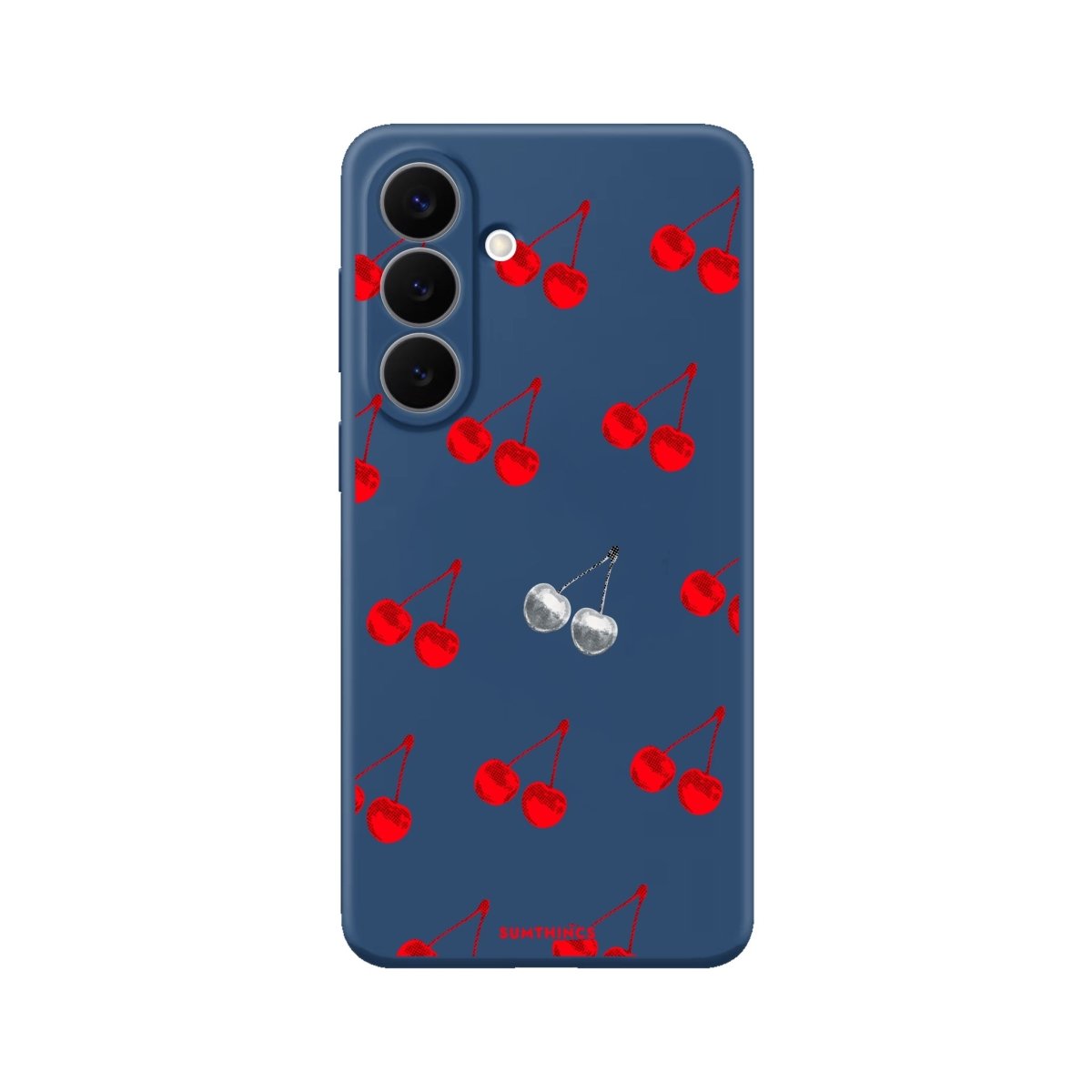 Samsung Disco Cherry Premium Telefon Kılıfı Pasifik Mavi - Sumthincs
