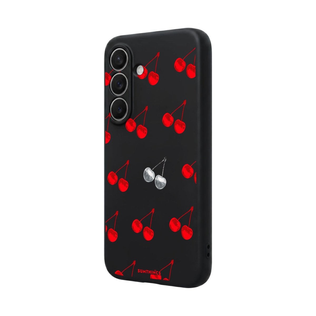 Samsung Disco Cherry Premium Telefon Kılıfı Gri - Sumthincs