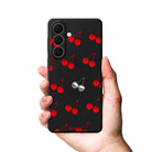 Samsung Disco Cherry Premium Telefon Kılıfı Gri - Sumthincs