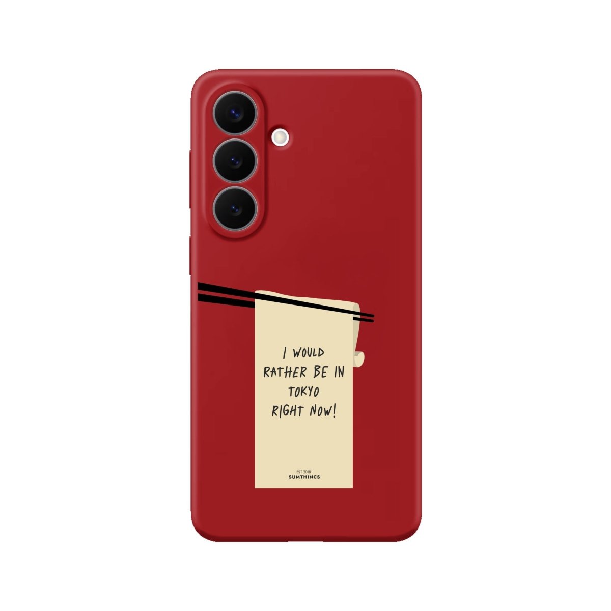 Samsung Elsewhere Premium Telefon Kılıfı Kırmızı - Sumthincs