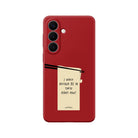 Samsung Elsewhere Premium Telefon Kılıfı Kırmızı - Sumthincs