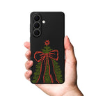 Samsung Festive Ribbon Premium Telefon Kılıfı Gri - Sumthincs
