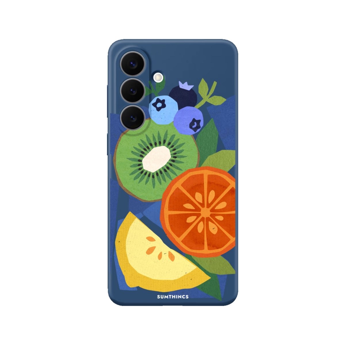 Samsung Fruté Premium Telefon Kılıfı Pasifik Mavi - Sumthincs