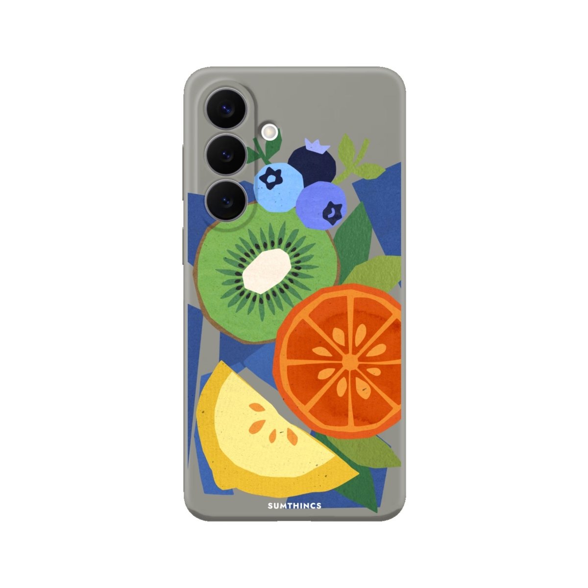 Samsung Fruté Premium Telefon Kılıfı Gri - Sumthincs