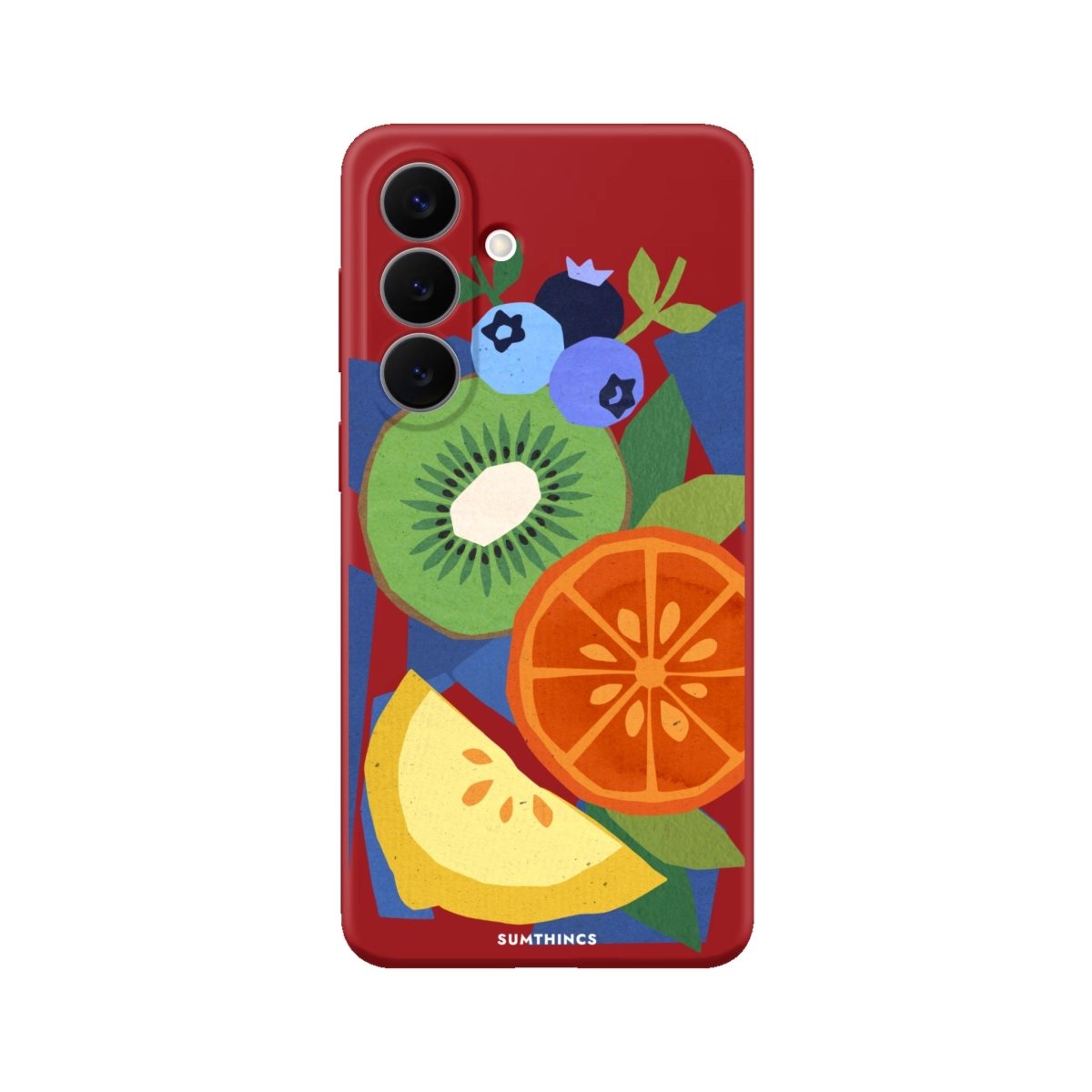 Samsung Fruté Premium Telefon Kılıfı Kırmızı - Sumthincs