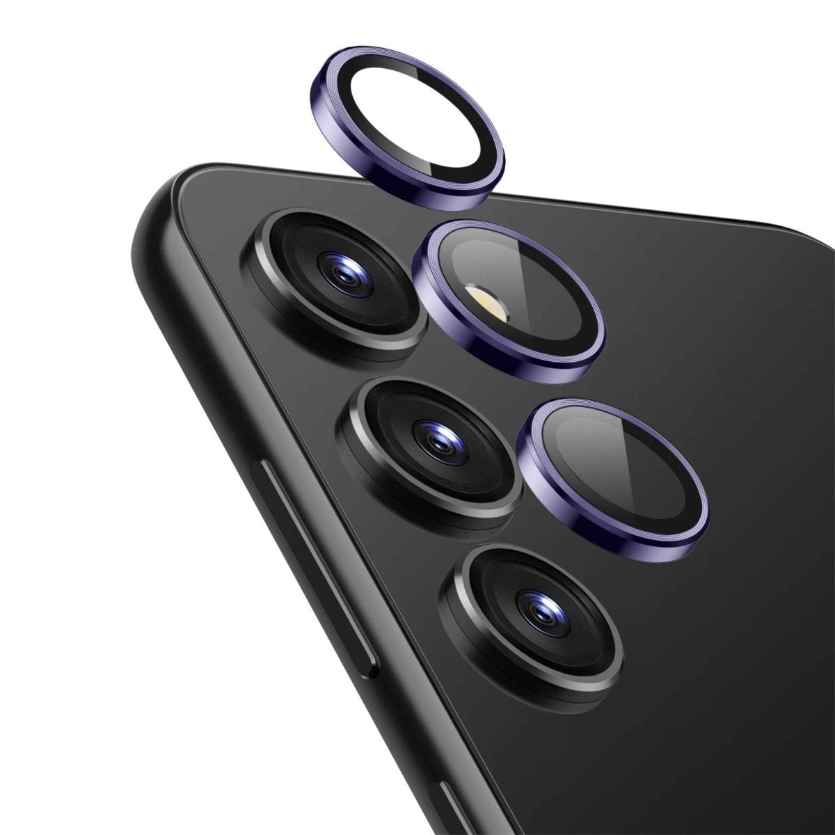 Samsung Galaxy S24 Kamera Lens Koruyucu Mor - SUMTHINCS
