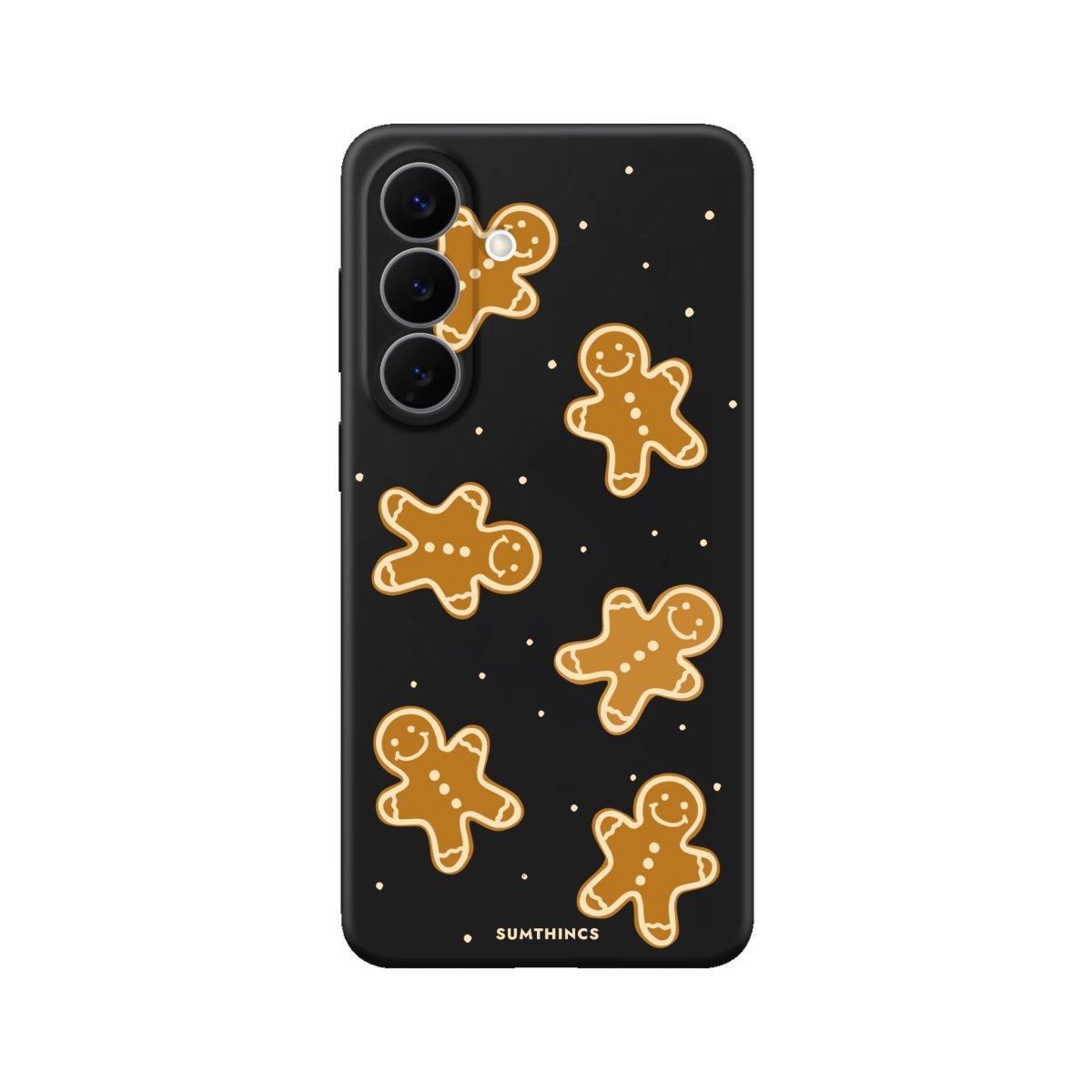 Samsung Gingerbread Man Premium Telefon Kılıfı Siyah - Sumthincs