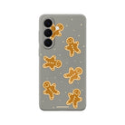 Samsung Gingerbread Man Premium Telefon Kılıfı Gri - Sumthincs