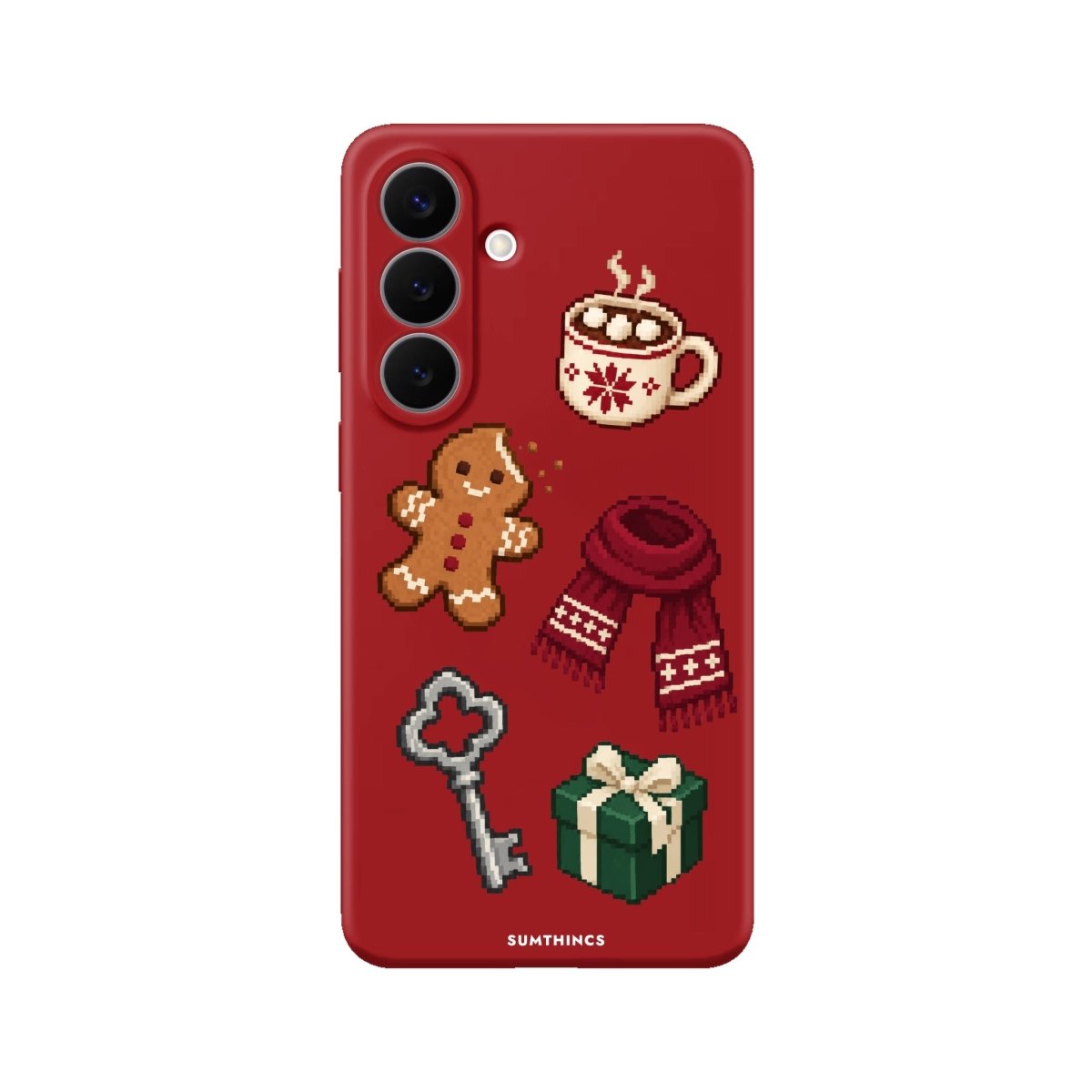 Samsung Holiday Side Quest Premium Telefon Kılıfı Kırmızı - Sumthincs
