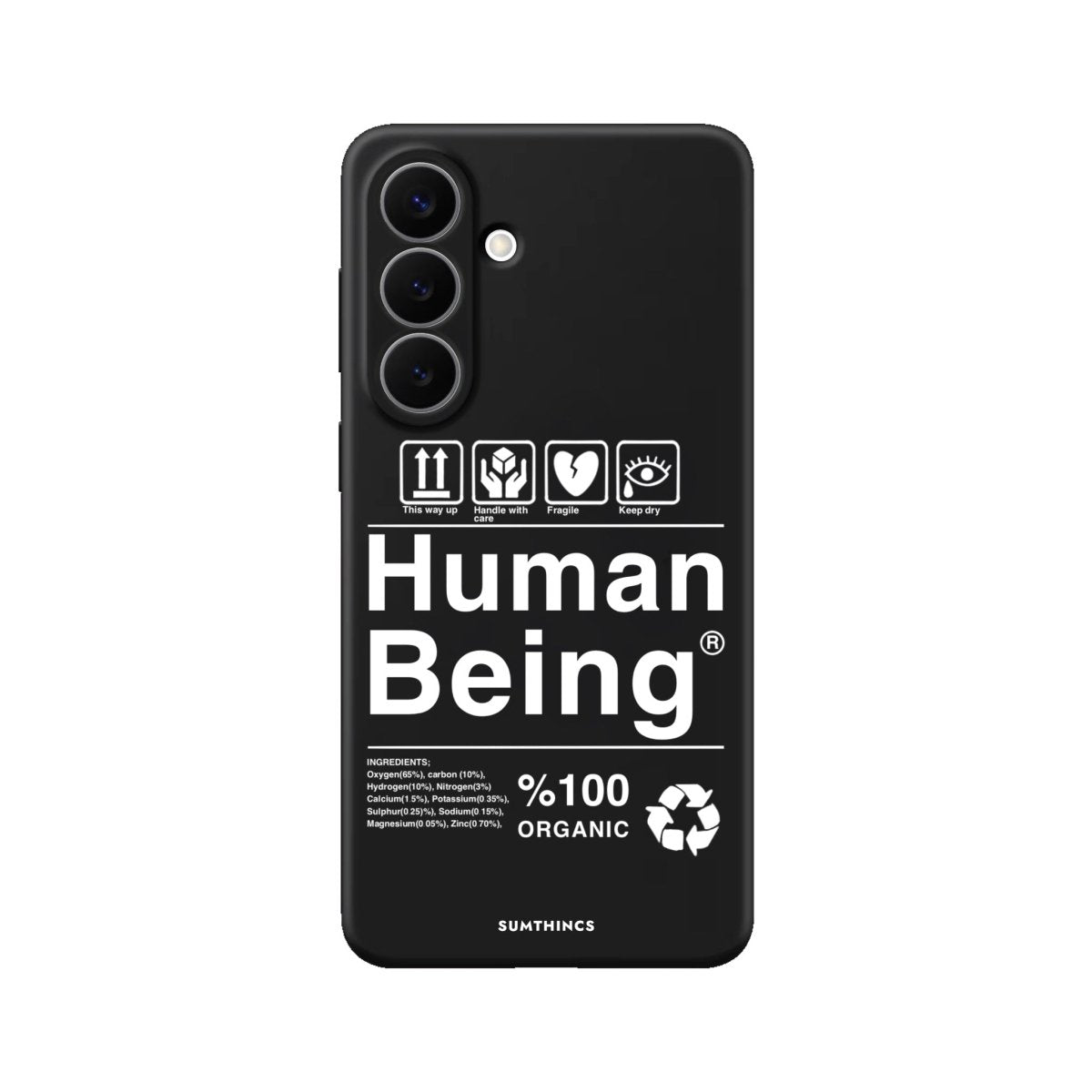Samsung Human Being Premium Telefon Kılıfı Siyah - Sumthincs